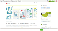 Desktop Screenshot of blog.pequenet.com