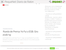 Tablet Screenshot of blog.pequenet.com